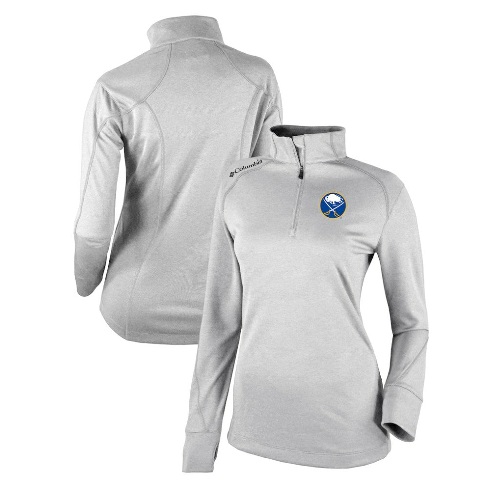 Buffalo Sabres Columbia Women's Omni-Wick Shotgun 2.0 Quarter-Zip Pullover Top - White | NHL sale
