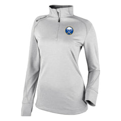Buffalo Sabres Columbia Women's Omni-Wick Shotgun 2.0 Quarter-Zip Pullover Top - White | NHL sale