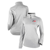 Carolina Hurricanes Columbia Women's Omni-Wick Shotgun 2.0 Quarter-Zip Pullover Top - White | NHL Clearance