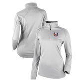 New York Islanders Columbia Women's Omni-Wick Shotgun 2.0 Quarter-Zip Pullover Top - White | NHL sale