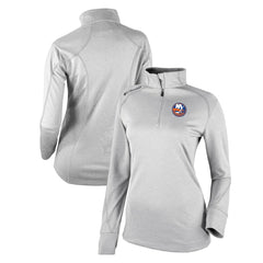 New York Islanders Columbia Women's Omni-Wick Shotgun 2.0 Quarter-Zip Pullover Top - White | NHL sale