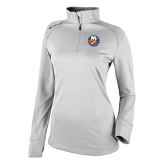 New York Islanders Columbia Women's Omni-Wick Shotgun 2.0 Quarter-Zip Pullover Top - White | NHL sale