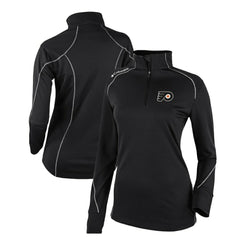 Philadelphia Flyers Columbia Women's Omni-Wick Shotgun 2.0 Quarter-Zip Pullover Top - Black | NHL Clearance