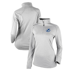 Tampa Bay Lightning Columbia Women's Omni-Wick Shotgun 2.0 Quarter-Zip Pullover Top - White | NHL discount