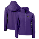 Baltimore Ravens Cutter & Buck Women's Charter Eco Recycled Full-Zip Jacket - Purple - NFL