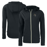 Baltimore Ravens Cutter & Buck Women's Helmet Daybreak Eco Recycled Full-Zip Hoodie - Black - NFL