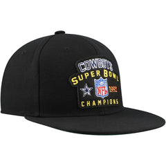 Dallas Cowboys 1992 NFL Super Bowl Champions Snapback Hat - Black - Mitchell & Ness