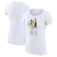 Pittsburgh Pirates G-III 4Her by Carl Banks Women's Super-Slim Fit Lightweight Baseball Girls T-Shirt Outlet