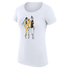 San Diego Padres G-III 4Her by Carl Banks Women's Super-Slim Fit Lightweight Baseball Girls T-Shirt Outlet