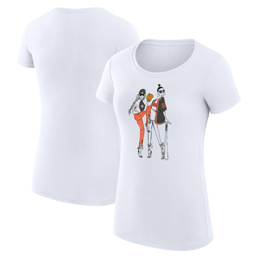 San Francisco Giants G-III 4Her by Carl Banks Women's Super-Slim Fit Lightweight Baseball Girls T-Shirt Near Me