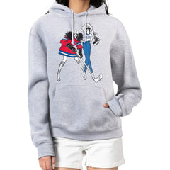 New York Rangers G-III 4Her by Carl Banks Women's Hockey Girls Fleece Pullover Hoodie - Heather Gray | NHL online