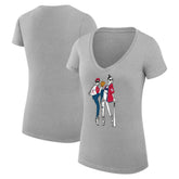 St. Louis Cardinals G-III 4Her by Carl Banks Women's Super-Slim Fit Lightweight Baseball V-Neck T-Shirt Discount