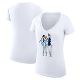 Tampa Bay Rays G-III 4Her by Carl Banks Women's Super-Slim Fit Lightweight Baseball V-Neck T-Shirt Discount