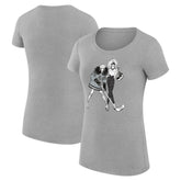 Los Angeles Kings G-III 4Her by Carl Banks Women's Super-Slim Fit Lightweight Hockey Girls T-Shirt - Heather Gray | NHL discount