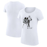 Los Angeles Kings G-III 4Her by Carl Banks Women's Super-Slim Fit Lightweight Hockey Girls T-Shirt - White | NHL on sale