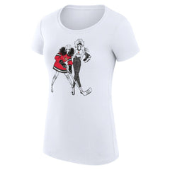Ottawa Senators G-III 4Her by Carl Banks Women's Super-Slim Fit Lightweight Hockey Girls T-Shirt - White | NHL online