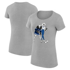 St. Louis Blues G-III 4Her by Carl Banks Women's Super-Slim Fit Lightweight Hockey Girls T-Shirt - Heather Gray | NHL online