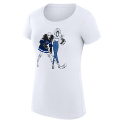 St. Louis Blues G-III 4Her by Carl Banks Women's Super-Slim Fit Lightweight Hockey Girls T-Shirt - White | NHL Lifestyle
