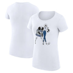Tampa Bay Lightning G-III 4Her by Carl Banks Women's Super-Slim Fit Lightweight Hockey Girls T-Shirt - White | NHL near me