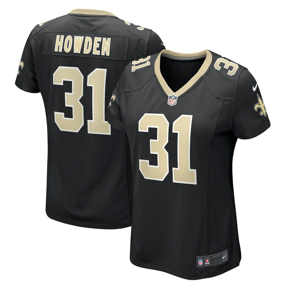 Jordan Howden New Orleans Saints Women's Team Game Jersey - Black - Nike