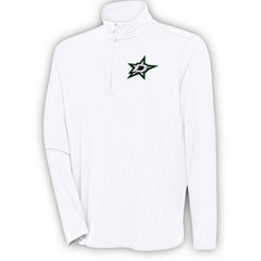 Dallas Stars Antigua Hunk Quarter-Zip Pullover Top - White | NHL sale