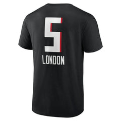 Drake London Atlanta Falcons Team Wordmark Player Name & Number T-Shirt - Black - NFL