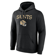 Alvin Kamara New Orleans Saints Team Wordmark Player Name & Number Pullover Hoodie - Black - NFL