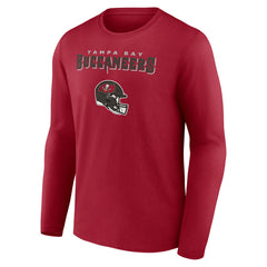Baker Mayfield Tampa Bay Buccaneers Team Wordmark Player Name & Number Long Sleeve T-Shirt - Red - NFL