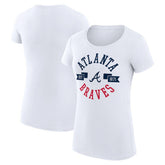 Atlanta Braves G-III 4Her by Carl Banks Women's Super-Slim Fit Lightweight City Graphic T-Shirt Outlet