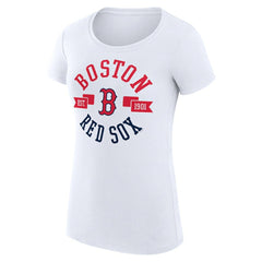 Boston Red Sox G-III 4Her by Carl Banks Women's Super-Slim Fit Lightweight City Graphic T-Shirt Sale