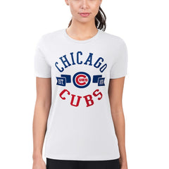 Chicago Cubs G-III 4Her by Carl Banks Women's Super-Slim Fit Lightweight City Graphic T-Shirt Near Me