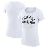 Chicago White Sox G-III 4Her by Carl Banks Women's Super-Slim Fit Lightweight City Graphic T-Shirt Sale