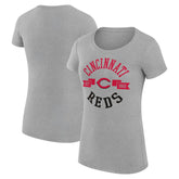 Cincinnati Reds G-III 4Her by Carl Banks Women's Super-Slim Fit Lightweight City Graphic T-Shirt Discount