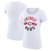 Cincinnati Reds G-III 4Her by Carl Banks Women's Super-Slim Fit Lightweight City Graphic T-Shirt for sale