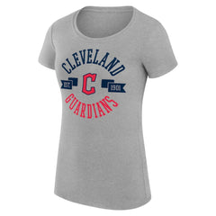 Cleveland Guardians G-III 4Her by Carl Banks Women's Super-Slim Fit Lightweight City Graphic T-Shirt Discount