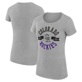Colorado Rockies G-III 4Her by Carl Banks Women's Super-Slim Fit Lightweight City Graphic T-Shirt Discount