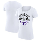 Colorado Rockies G-III 4Her by Carl Banks Women's Super-Slim Fit Lightweight City Graphic T-Shirt Discount