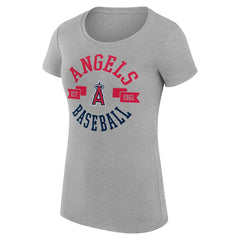 Los Angeles Angels G-III 4Her by Carl Banks Women's Super-Slim Fit Lightweight City Graphic T-Shirt Outlet