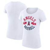 Los Angeles Angels G-III 4Her by Carl Banks Women's Super-Slim Fit Lightweight City Graphic T-Shirt Near Me