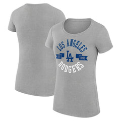 Los Angeles Dodgers G-III 4Her by Carl Banks Women's Super-Slim Fit Lightweight City Graphic T-Shirt Online