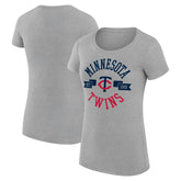 Minnesota Twins G-III 4Her by Carl Banks Women's Super-Slim Fit Lightweight City Graphic T-Shirt for sale
