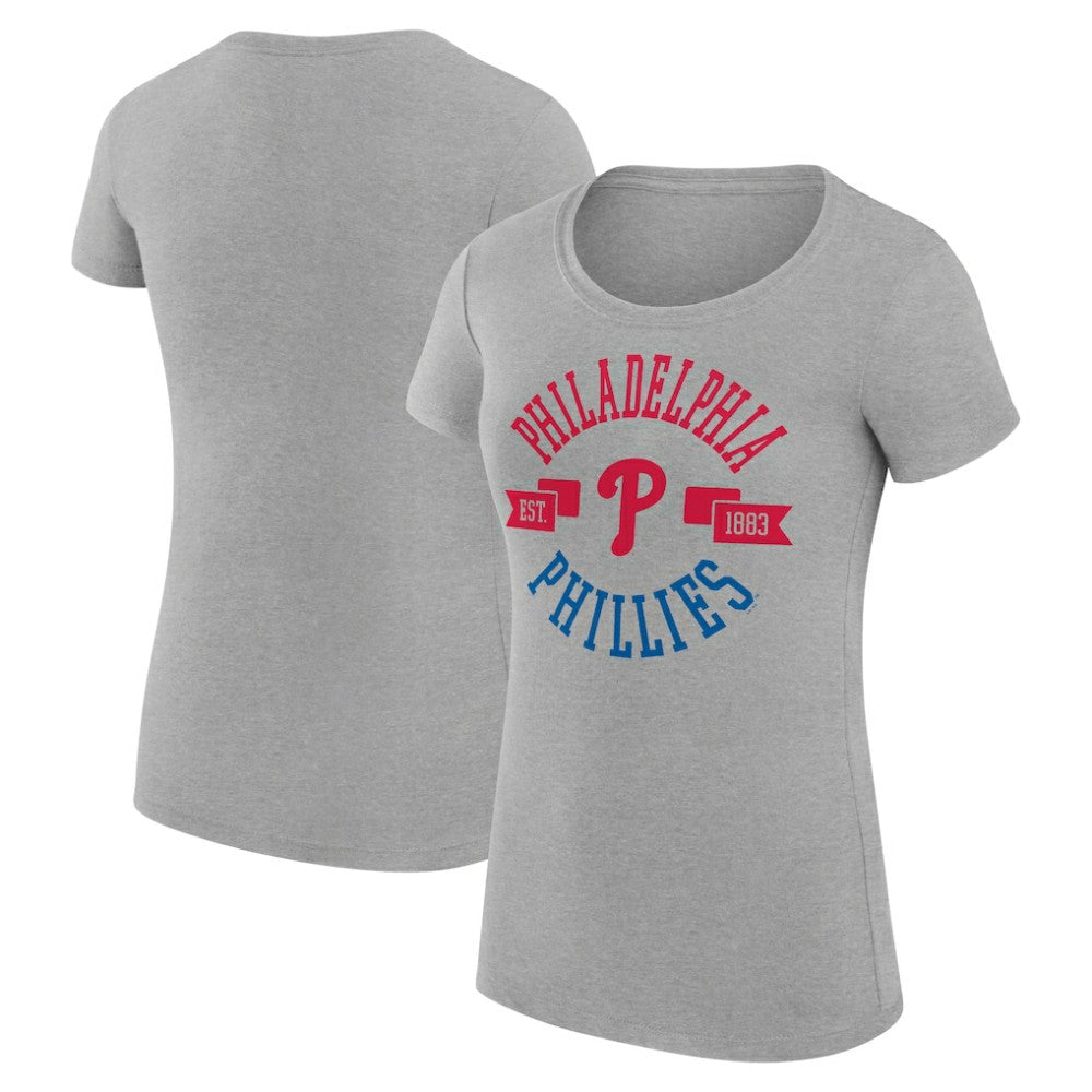 Philadelphia Phillies G-III 4Her by Carl Banks Women's Super-Slim Fit Lightweight City Graphic T-Shirt for sale