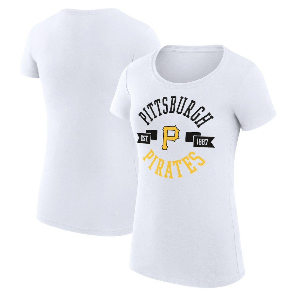 Pittsburgh Pirates G-III 4Her by Carl Banks Women's Super-Slim Fit Lightweight City Graphic T-Shirt Discount