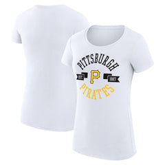 Pittsburgh Pirates G-III 4Her by Carl Banks Women's Super-Slim Fit Lightweight City Graphic T-Shirt Discount