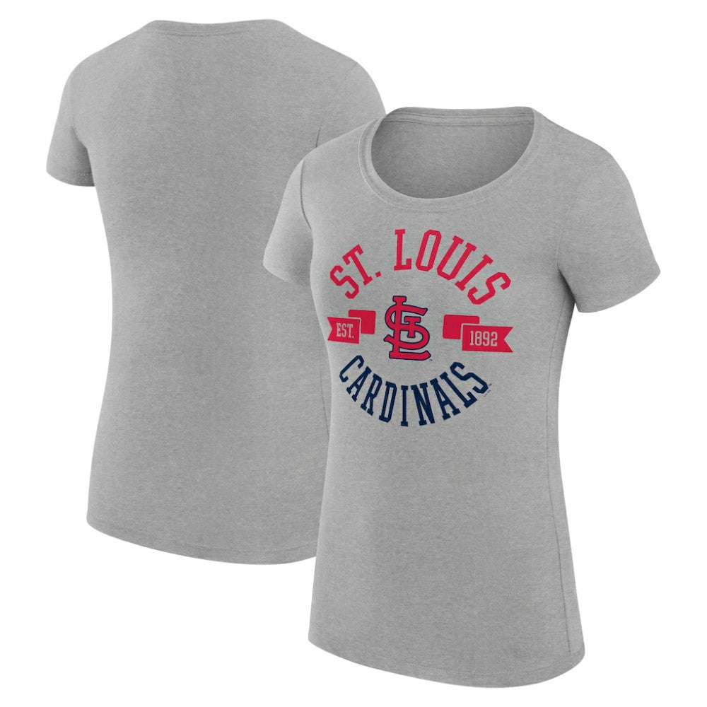St. Louis Cardinals G-III 4Her by Carl Banks Women's Super-Slim Fit Lightweight City Graphic T-Shirt Sale