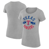 Texas Rangers G-III 4Her by Carl Banks Women's Super-Slim Fit Lightweight City Graphic T-Shirt Sale