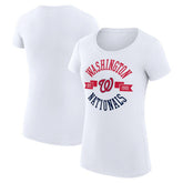 Washington Nationals G-III 4Her by Carl Banks Women's Super-Slim Fit Lightweight City Graphic T-Shirt Sale
