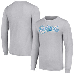 Detroit Lions Starter Tailsweep Long Sleeve T-Shirt - Heather Gray - NFL