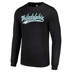 Philadelphia Eagles Starter Tailsweep Long Sleeve T-Shirt - Black - NFL