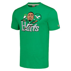 Jalen Hurts Philadelphia Eagles Homage Unisex Caricature Player Tri-Blend T-Shirt - Kelly Green - NFL